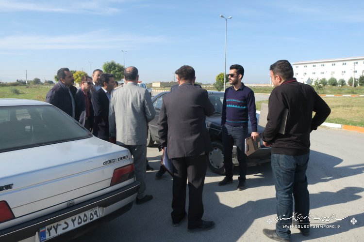 بازدید کارگروه نظارت شورای فنی از پروژه های عمرانی حوزه شهرستان کردکوی
