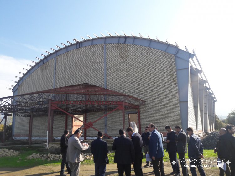بازدید کارگروه نظارت شورای فنی از پروژه های عمرانی حوزه شهرستان کردکوی