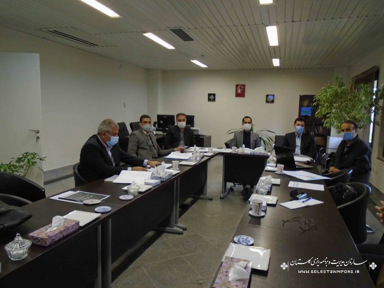 جلسه بررسی عملکرد سازمان جهاد کشاورزی در اجرای طرح زهکشی اراضی 280000 هکتاری استان