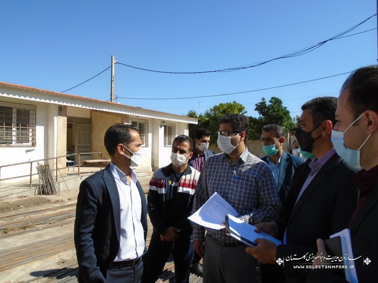 بازدید از برخی پروژه های عمرانی شهرستان علی آباد با همراهی کمیته نظارت شهرستان
