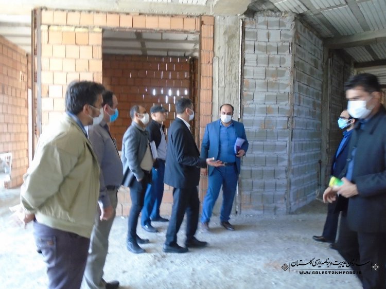 بازدید از برخی پروژه های عمرانی شهرستان آزادشهر با همراهی کمیته نظارت شهرستان
