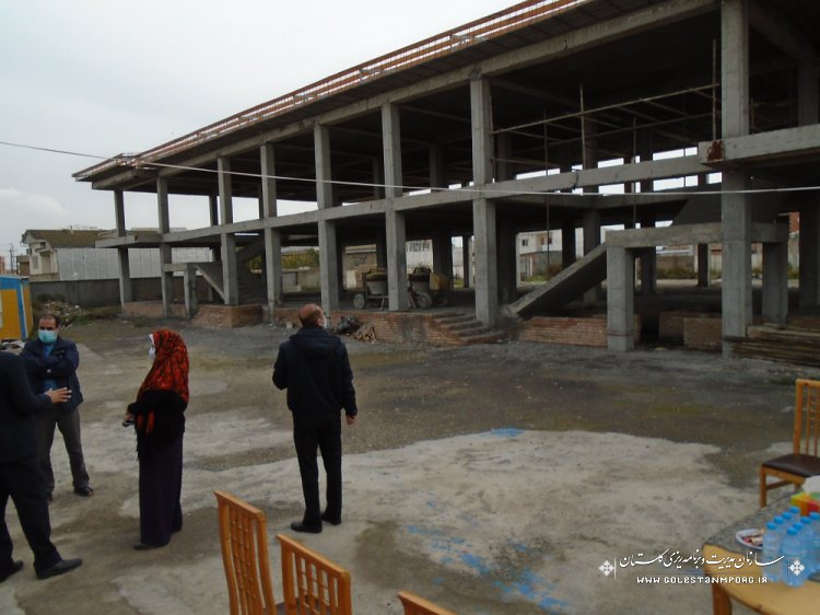 بازدید از برخی پروژه های عمرانی شهرستان ترکمن با همراهی کمیته نظارت شهرستان
