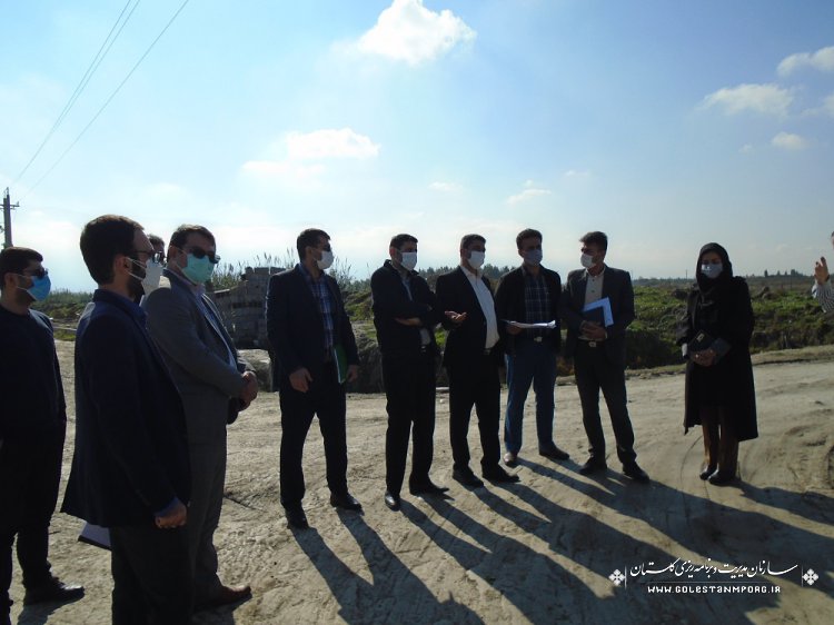 بازدید از برخی پروژه های عمرانی شهرستان کردکوی با همراهی کمیته نظارت شهرستان