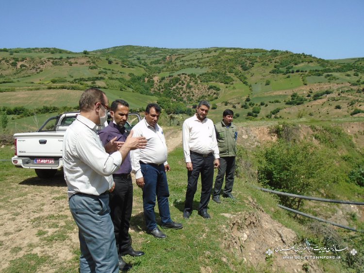 بازدید از پروژه ها و اولویت های اجرایی استان در حوزه منابع طبیعی و آبخیزداری