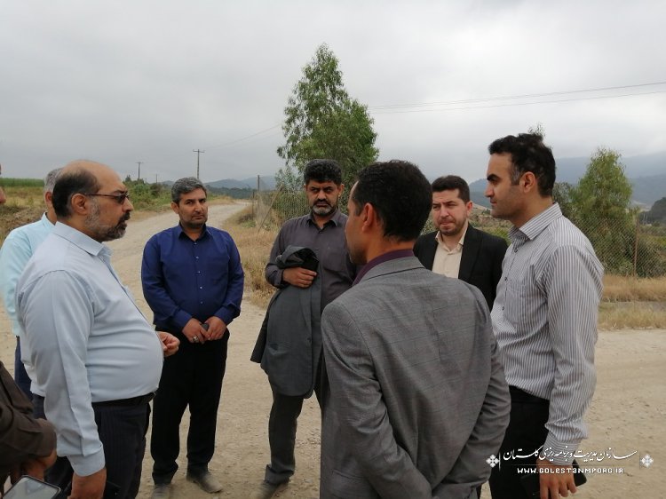 بازدید مستمر از پروژه آبرسانی به شهر گرگان