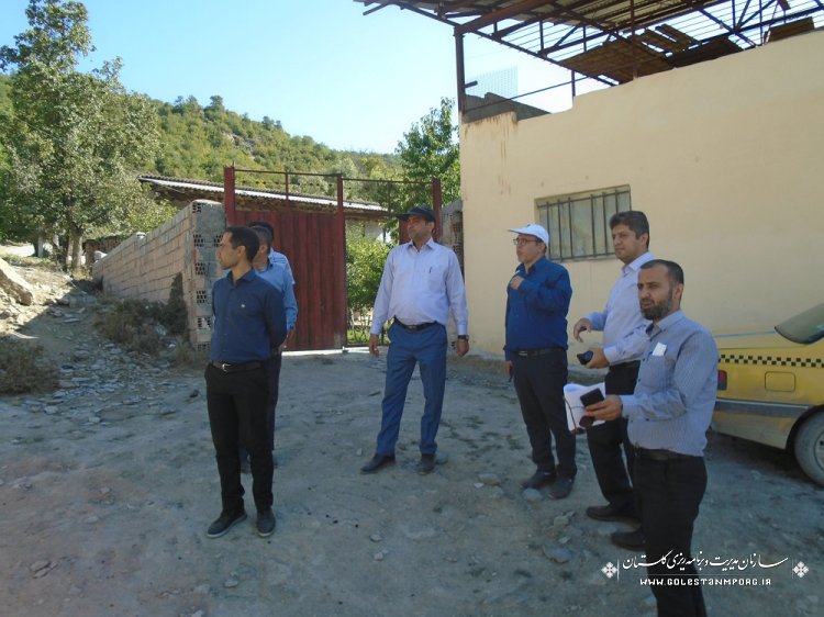 بازدید از پروژه های بافت با ارزش روستایی و گردشگری استان