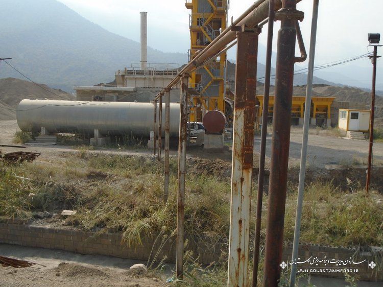 ارزیابی کیفی کارخانه های تولید آسفالت شهرستان علی آباد کتول