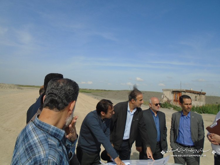 بازدید از اقدامات جهاد کشاورزی در طرح زهکشی اراضی 280 هزار هکتاری استان