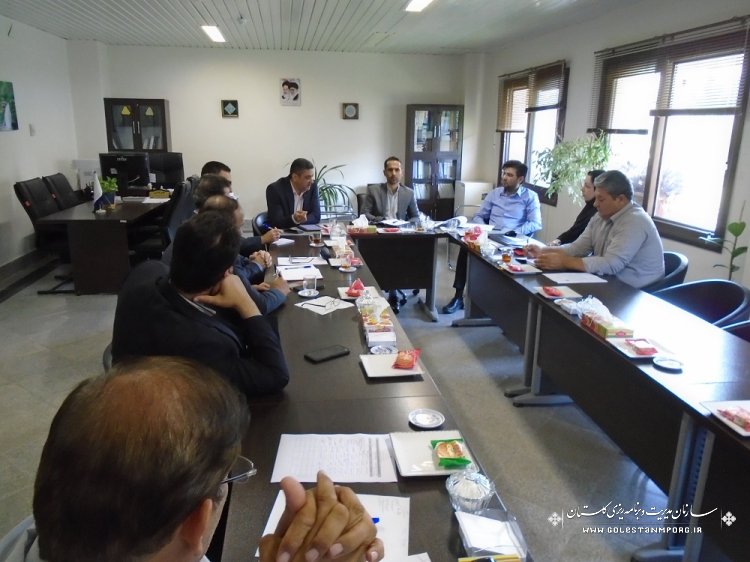 نشست برنامه ریزی و نظام مند کردن تقاضاها در کارگروه زیربنایی استان