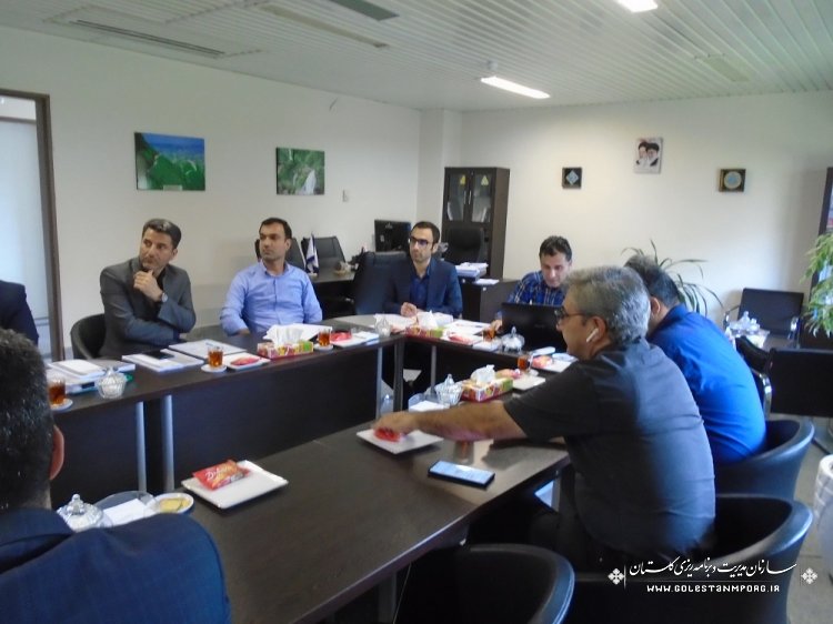 دومین جلسه بررسی فرایند اجرای نظام فنی و اجرایی در شرکت شهرک های صنعتی استان