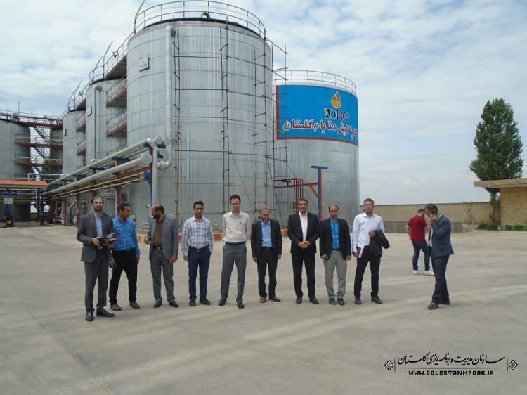 بازدید از کارخانه تولید قیر در استان