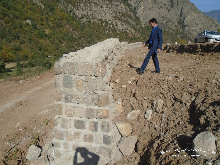 بازدید کارگروه نظارت استان از پروژه های اولویت دار شهرستان علی آباد